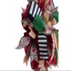 Gingerbread Merry Christmas Wreath | Buffalo Check Christmas Wreath | Candy Christmas Wreath view 4