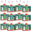 Jolly Multicolor 3D Groovy TV Christmas Scene Craft Kit - 6" x 2" x 7.25" (12 Sets) - Ideal for Christmas Parties and Classroom Activities view 1