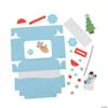 Jolly Multicolor 3D Groovy TV Christmas Scene Craft Kit - 6" x 2" x 7.25" (12 Sets) - Ideal for Christmas Parties and Classroom Activities view 2