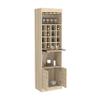 Bar Cabinet Atanasio, Rack, 16 Wine Cubbies - Light Pine view 3