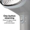 Hamilton Beach Handheld Garment Steamer for Clothes, Fabric and Drapes,1200 Watts, 400ml Water Tank, 20 Minutes of Continuous Steam, Vacation Essentials, Gray & Blue (11557) view 3