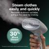 Hamilton Beach Handheld Garment Steamer for Clothes, Fabric and Drapes,1200 Watts, 400ml Water Tank, 20 Minutes of Continuous Steam, Vacation Essentials, Gray & Blue (11557) view 4