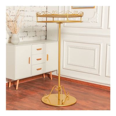MERYAL Floor-Standing Clothing Retail Store Scarf Hangers Silk Scarf Display Stand, Rotatable Bracket Pivoting Scarf, Belt Organizer Rack (Color : White, Size : B)