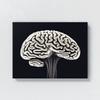 Sense Canvas Brain 2 Canvas Art - Home Decor Wall Art Print Poster Painting Small 16x12 / 0.75" view 4