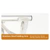 ZARBAILRE X-Shaped Collapsible Laundry Hanger, Foldable Space Saving Hanger Rack, Floor Clothing Drying Rack for Clothes, Towels, Linens, Indoor/Outdoor (B 240m/94inch) view 3