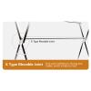 ZARBAILRE X-Shaped Collapsible Laundry Hanger, Foldable Space Saving Hanger Rack, Floor Clothing Drying Rack for Clothes, Towels, Linens, Indoor/Outdoor (B 240m/94inch) view 4