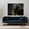 Sense Canvas Werewolf 11 Canvas Art - Home Decor Wall Art Print Poster Painting Large 40x30 / 1.5" view 2