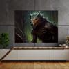 Sense Canvas Werewolf 11 Canvas Art - Home Decor Wall Art Print Poster Painting Large 40x30 / 1.5" view 3