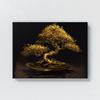 Sense Canvas Bonsai Tree 46 Canvas Art - Home Decor Wall Art Print Poster Painting Medium 24x18 / 1.5" view 4