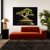 Sense Canvas Bonsai Tree 34 Canvas Art - Home Decor Wall Art Print Poster Painting Small 16x12 / 0.75" view 2