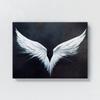 Sense Canvas Angel Wings Heaven 5 Canvas Art - Home Decor Wall Art Print Poster Painting Large 40x30 / 1.5" view 4