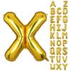 40 Inch Large Gold Letter X Foil Balloons Hellium Golden Big Mylar Balloon for Birthday Party Decoration Custom Word view 1