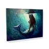 Sense Canvas Mermaid Fantasy 18 Canvas Art - Home Decor Wall Art Print Poster Painting Small 16x12 / 0.75" view 1