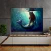 Sense Canvas Mermaid Fantasy 18 Canvas Art - Home Decor Wall Art Print Poster Painting Small 16x12 / 0.75" view 2