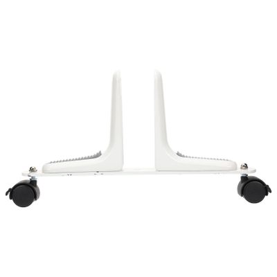 LIFKOME Zinc Alloy Mobile Divider Base Wheels for Office Home Screen Support Feet for Space Partitioning Easy Installation White for Libraries Computer Rooms