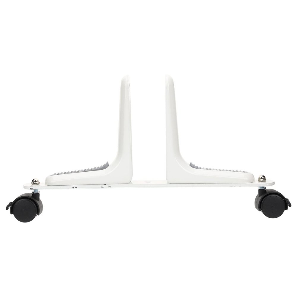 LIFKOME Zinc Alloy Mobile Divider Base Wheels for Office Home Screen Support Feet for Space Partitioning Easy Installation White for Libraries Computer Rooms