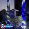 Russell Decor 100FT 1080 LED Rope Lights Indoor Outdoor Lighting for Christmas Snow Theme Decoration for Party Trees Patio Deck Flexible String Lights (White Blue) view 3