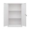 CNANXU Metal Garage Storage Cabinet - 42" Locking Metal Storage Cabinet with 2 Doors and Adjustable Shelves & Locking Doors - Garage Cabinets for Tool Storage (White) view 4
