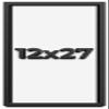 12x27 Shadow Box Frame Black | 1 Inch Deep Solid Wood Shadowbox Display Frame | UV Resistant Acrylic Plexiglass, Acid Free Backing, and Hanging Hardware | Dugan Picture Frame Style view 1