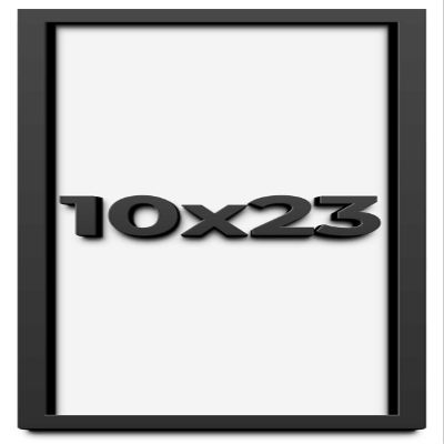 10x23 Shadow Box Frame Black | 1 Inch Deep Solid Wood Shadowbox Display Frame | UV Resistant Acrylic Plexiglass, Acid Free Backing, and Hanging Hardware | Dugan Picture Frame Style