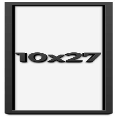 10x27 Shadow Box Frame Black | 1 Inch Deep Solid Wood Shadowbox Display Frame | UV Resistant Acrylic Plexiglass, Acid Free Backing, and Hanging Hardware | Dugan Picture Frame Style