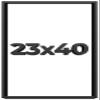 23x40 Shadow Box Frame Black | 1 Inch Deep Solid Wood Shadowbox Display | UV Resistant Acrylic Plexiglass, Acid Free Backing, Hanging Hardware | Dugan Picture Frame Style view 1