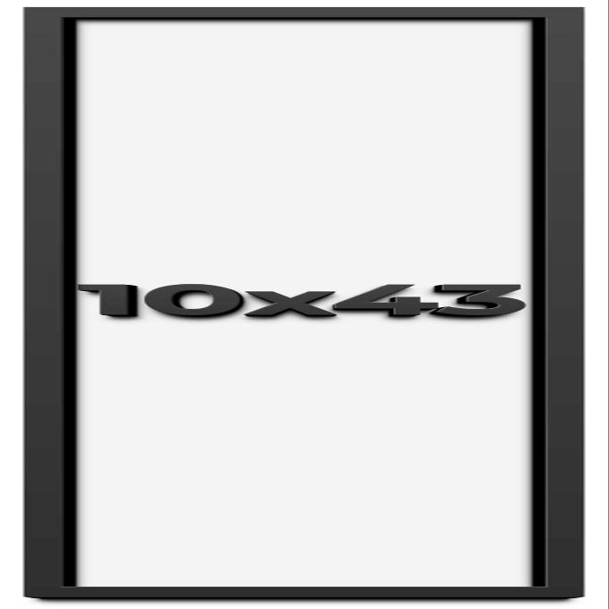 10x43 Shadow Box Frame Black | 1 Inch Deep Solid Wood Shadowbox Display Frame | UV Resistant Acrylic Plexiglass, Acid Free Backing, and Hanging Hardware | Dugan Picture Frame Style