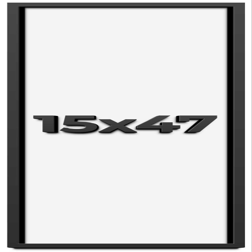 15x47 Shadow Box Frame Black | 1 Inch Deep Solid Wood Shadowbox Display Frame | UV Resistant Acrylic Plexiglass, Acid Free Backing, and Hanging Hardware | Dugan Picture Frame Style