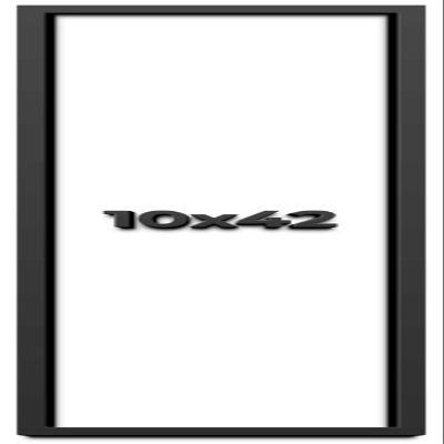 10x42 Shadow Box Frame Black | 1 Inch Deep Solid Wood Shadowbox Display Frame | UV Resistant Acrylic Plexiglass, Acid Free Backing, and Hanging Hardware | Dugan Picture Frame Style