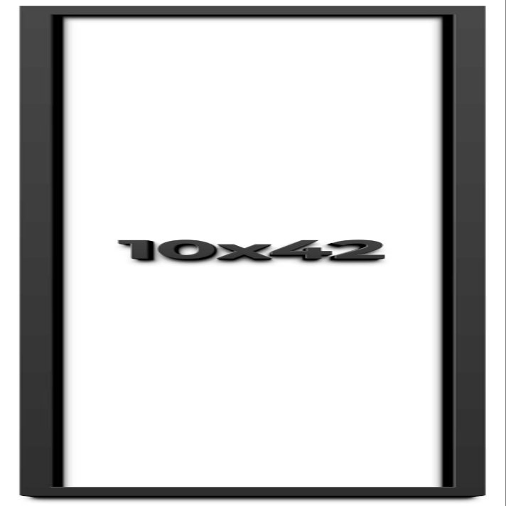 10x42 Shadow Box Frame Black | 1 Inch Deep Solid Wood Shadowbox Display Frame | UV Resistant Acrylic Plexiglass, Acid Free Backing, and Hanging Hardware | Dugan Picture Frame Style