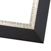 10x17 Frame Black Real Wood Picture Frame Width 2.25 Inches | Interior Frame Depth 0.5 Inches | Bridger Silver Traditional Photo Frame Complete with UV Acrylic, Foam Board Backing & Hanging Hardware view 4