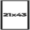 21x43 Shadow Box Frame Black | 1 Inch Deep Solid Wood Shadowbox Display Frame | UV Resistant Acrylic Plexiglass, Acid Free Backing, and Hanging Hardware | Dugan Picture Frame Style view 1