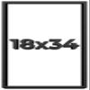 18x34 Shadow Box Frame Black | 1 Inch Deep Solid Wood Shadowbox Display | UV Resistant Acrylic Plexiglass, Acid Free Backing, Hanging Hardware | Dugan Picture Frame Style view 1