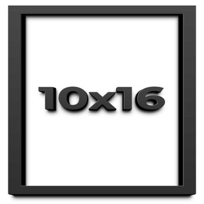 10x16 Shadow Box Frame Black | 1 Inch Deep Solid Wood Shadowbox Display Frame | UV Resistant Acrylic Plexiglass, Acid Free Backing, and Hanging Hardware | Dugan Picture Frame Style