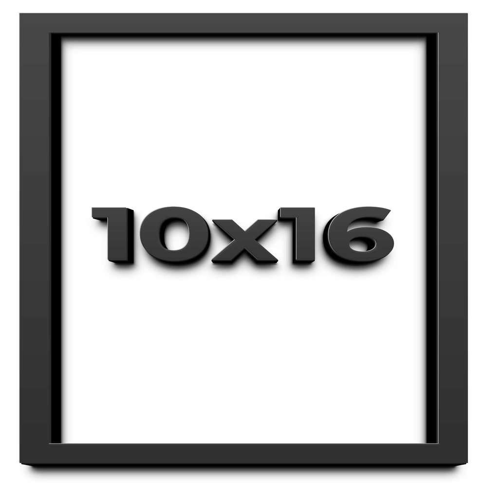 10x16 Shadow Box Frame Black | 1 Inch Deep Solid Wood Shadowbox Display Frame | UV Resistant Acrylic Plexiglass, Acid Free Backing, and Hanging Hardware | Dugan Picture Frame Style