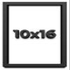10x16 Shadow Box Frame Black | 1 Inch Deep Solid Wood Shadowbox Display Frame | UV Resistant Acrylic Plexiglass, Acid Free Backing, and Hanging Hardware | Dugan Picture Frame Style view 1
