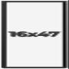 16x47 Shadow Box Frame Black | 1 Inch Deep Solid Wood Shadowbox Display Frame | UV Resistant Acrylic Plexiglass, Acid Free Backing, and Hanging Hardware | Dugan Picture Frame Style view 1