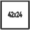 42x24 Shadow Box Frame Black | 1 Inch Deep Solid Wood Shadowbox Display Frame | UV Resistant Acrylic Plexiglass, Acid Free Backing, and Hanging Hardware | Dugan Picture Frame Style view 1