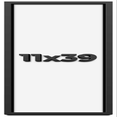11x39 Shadow Box Frame Black | 1 Inch Deep Solid Wood Shadowbox Display Frame | UV Resistant Acrylic Plexiglass, Acid Free Backing, and Hanging Hardware | Dugan Picture Frame Style