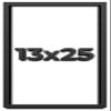 13x25 Shadow Box Frame Black | 1 Inch Deep Solid Wood Shadowbox Display Frame | UV Resistant Acrylic Plexiglass, Acid Free Backing, and Hanging Hardware | Dugan Picture Frame Style view 1