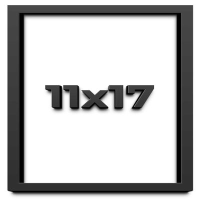11x17 Shadow Box Frame Black | 1 Inch Deep Solid Wood Shadowbox Display Frame | UV Resistant Acrylic Plexiglass, Acid Free Backing, and Hanging Hardware | Dugan Picture Frame Style