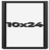 10x24 Shadow Box Frame Black | 1 Inch Deep Solid Wood Shadowbox Display Frame | UV Resistant Acrylic Plexiglass, Acid Free Backing, and Hanging Hardware | Dugan Picture Frame Style view 1