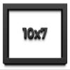 10x7 Shadow Box Frame Black | 1 Inch Deep Solid Wood Shadowbox Display Frame | UV Resistant Acrylic Plexiglass, Acid Free Backing, and Hanging Hardware | Dugan Picture Frame Style view 1