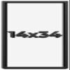 14x34 Shadow Box Frame Black | 1 Inch Deep Solid Wood Shadowbox Display Frame | UV Resistant Acrylic Plexiglass, Acid Free Backing, and Hanging Hardware | Dugan Picture Frame Style view 1