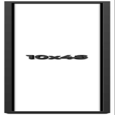 10x48 Shadow Box Frame Black | 1 Inch Deep Solid Wood Shadowbox Display Frame | UV Resistant Acrylic Plexiglass, Acid Free Backing, and Hanging Hardware | Dugan Picture Frame Style
