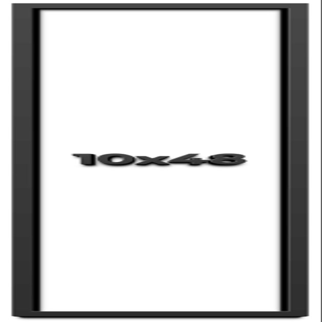 10x48 Shadow Box Frame Black | 1 Inch Deep Solid Wood Shadowbox Display Frame | UV Resistant Acrylic Plexiglass, Acid Free Backing, and Hanging Hardware | Dugan Picture Frame Style