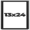 13x24 Shadow Box Frame Black | 1 Inch Deep Solid Wood Shadowbox Display Frame | UV Resistant Acrylic Plexiglass, Acid Free Backing, and Hanging Hardware | Dugan Picture Frame Style view 1
