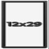 12x29 Shadow Box Frame Black | 1 Inch Deep Solid Wood Shadowbox Display Frame | UV Resistant Acrylic Plexiglass, Acid Free Backing, and Hanging Hardware | Dugan Picture Frame Style view 1