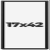 17x42 Shadow Box Frame Black | 1 Inch Deep Solid Wood Shadowbox Display | UV Resistant Acrylic Plexiglass, Acid Free Backing, Hanging Hardware | Dugan Picture Frame Style view 1