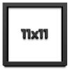 11x11 Shadow Box Frame Black | 1 Inch Deep Solid Wood Shadowbox Display Frame | UV Resistant Acrylic Plexiglass, Acid Free Backing, and Hanging Hardware | Dugan Picture Frame Style view 1